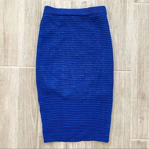 NWOT Bebe Bandage Midi Skirt